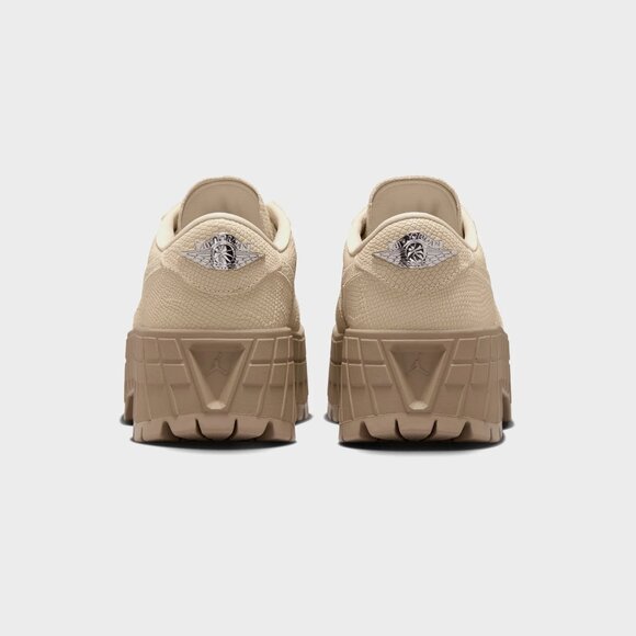 New Nike Women's Air Jordan 1 Low Brooklyn Shoes - Rattan (HF3184-200) Size 10 - Picture 14 of 16